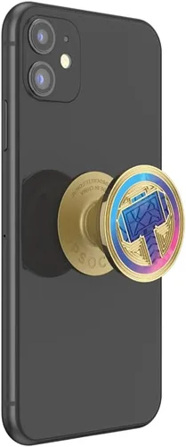 Vista 2 de PopSockets - Agarre para teléfono con soporte expandible, agarre adhesivo, esmalte - Mighty Thor
