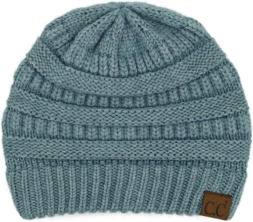 Vista 321 de C.C Trendy Warm Chunky Soft Stretch Cable Knit Beanie