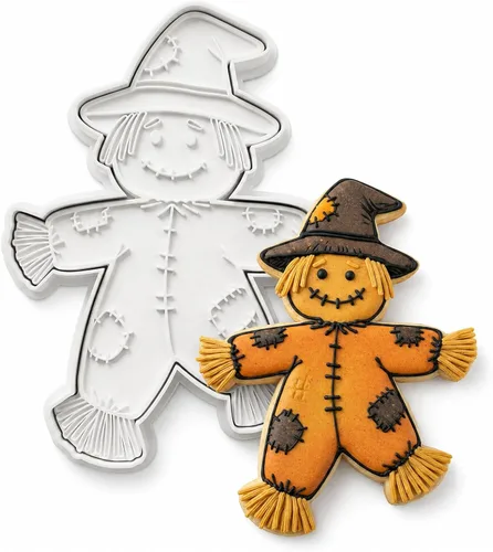 Vista 58 de 8 PCS Thanksgiving Cookie Cutter Set with Embossers Turkey Pumpkin Maple Leaf Corn & More 3" Complete Fall Collection