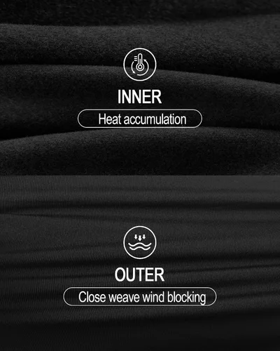 Vista 5 de CL convallaria Paquete de 2 calzoncillos térmicos largos para hombre, forro polar suave, capa base para clima frío, tallas XS-4XL