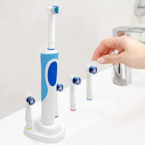 Vista 6 de Cubierta de cepillo de dientes para cepillo de dientes eléctrico Oral-b Cabezales de repuesto para cepillos de dientes de viaje, cubierta
