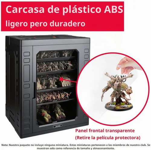 Vista 4 de Jucoci Miniaturas Caja de almacenamiento Miniaturas Estuche de transporte (tamaño grande)