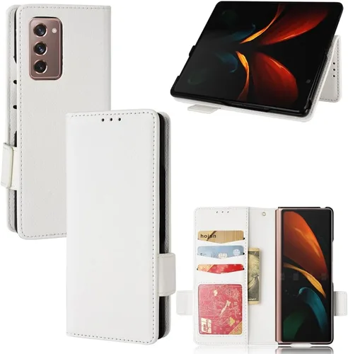 Vista 6 de Funda compatible con Blu View 1, piel sintética con soporte para tarjetas, compatible con Blu View1 B100DL con cierre magnético, protección