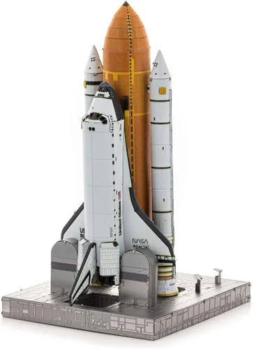 Vista 2 de Metal Earth Fascinations Premium Series - Kit de lanzamiento del transbordador espacial 3D