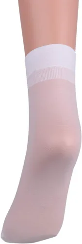 Vista 2 de TiaoBug Men's 3 pairs Casual Sheer Soft Silk Summer Dress Socks Crew Socks