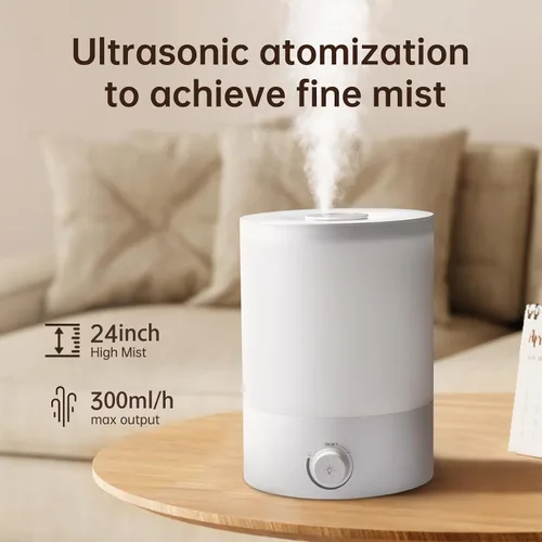 Vista 7 de YOGIN Humidificadores para Dormitorio Habitación Grande, Llenado Superior 2.5L Humidificadores Ultrasónicos de Niebla Fría para Guardería de Bebé