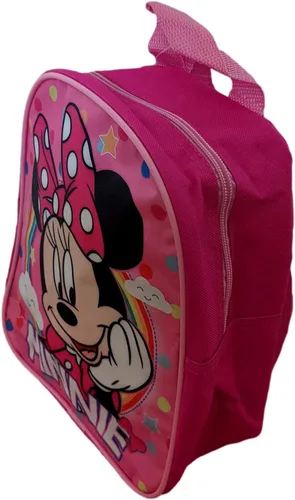 Vista 2 de Group Ruz Minnie Mouse Little Girl - Mini mochila de 10 pulgadas (rojo y rosa)