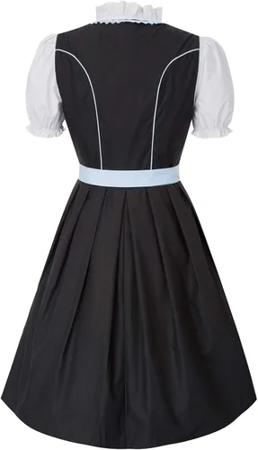 Vista 2 de Scarlet Darkness Disfraces alemanes de Oktoberfest para mujer 3 piezas vestidos de Dirndl bávaro