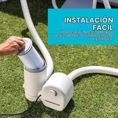 Vista 5 de INTEX 29002E - Cartucho de filtro de piscina tipo A: para bombas de filtro INTEX, fácil de limpiar, papel Dacron, filtración eficiente, paquete