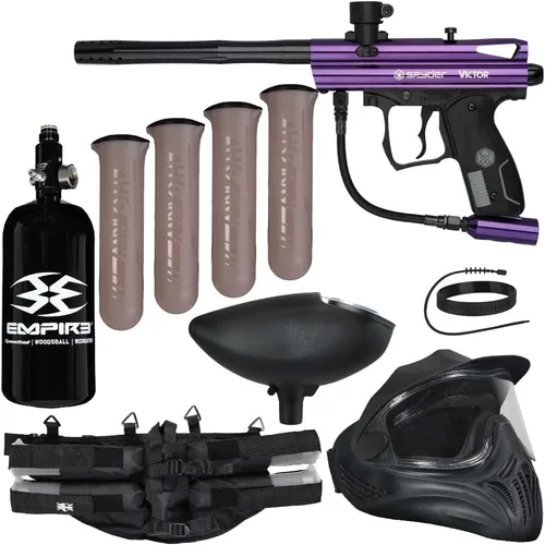 Vista 12 de Action Village Kingman Spyder Victor - Kit de pistola de paintball legendaria
