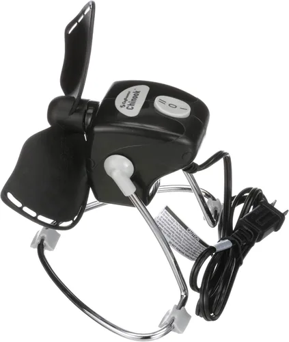 Vista 2 de Caframo Ventilador Chinook de 7 pulgadas Negro