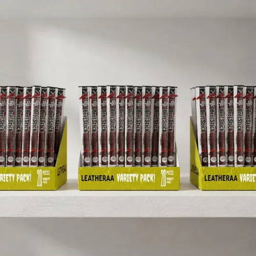 Vista 5 de 𝕵@ck Link'$ Original Beef Sticks 20 Count Original Beef Snack Sticks, Individually Packaged Meat Snacks Perfect for Adults, Office Breaks, Road