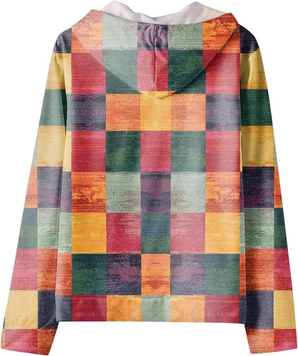 Vista 2 de Sudaderas con capucha con cremallera para hombre, sudadera deportiva de algodón con capucha y estampado cálido