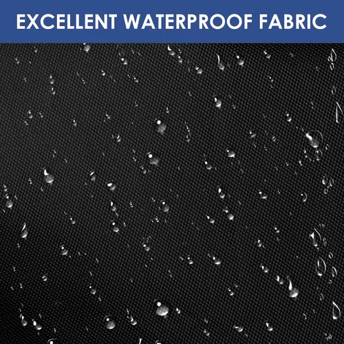 Vista 6 de Cubierta de polvo industrial para ventiladores de 18 a 20 pulgadas, protector de ventilador impermeable de tela Oxford para exteriores con cierre