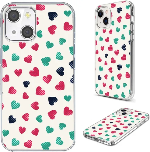 Vista 8 de Funda para iPhone 14/13, funda transparente de TPU suave de ajuste delgado con diseño de paraguas rojo de la torre Eiffel de París, a prueba de Una