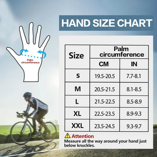 Vista 6 de FIORETTO Guantes de bicicleta de montaña para hombres y mujeres guantes de ciclismo de motocicleta con almohadilla SBR de 0197in protección