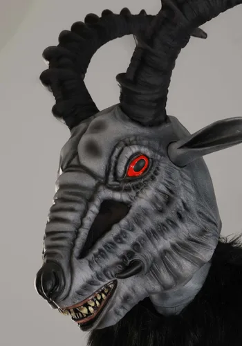 Vista 3 de Disfraz de Baphomet para Hombre Multicolor