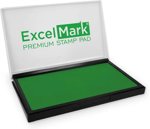 Vista 16 de ExcelMark - Almohadilla de tinta para sellos de goma 1-7/8 por 3-1/8 pulgadas - Negro