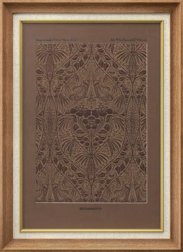 Vista 293 de MUDECOR Lienzo enmarcado prémium para pared, pinos nevados en bosque de invierno, ilustraciones modernas, arte contemporáneo, escénico, divertido