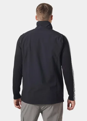 Vista 5 de Helly-Hansen Paramount Softshell Vest - Chaleco con forro polar para hombre, transpirable, resistente al agua y al viento, ropa de senderismo ligera