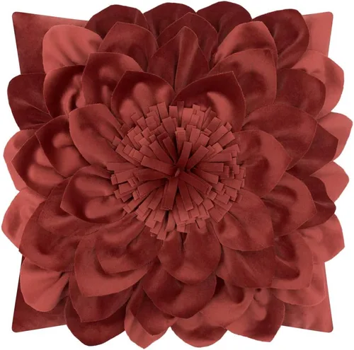 Vista 23 de OiseauVoler Fundas de almohada decorativas con flores 3D de 18 x 18 Verde manzana