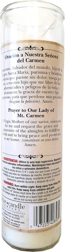 Vista 2 de Vela Devocional Nuestra Señora del Carmen (Nuestra Señora del Carmen)