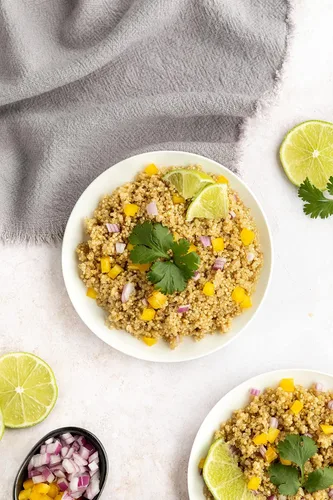 Vista 9 de Casbah Quinoa, grano entero, orgánico, 7 onzas (paquete de 6), súper grano, perfecto para hacer guarniciones fáciles y sabrosas, vegano y vegetariano