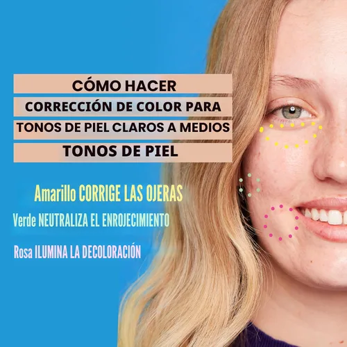 Vista 4 de NYX PROFESSIONAL MAKEUP Pro Fix Stick Corrector de maquillaje, Corrector en barra de cobertura media que se puede construir - Verde 0.1 VERDE