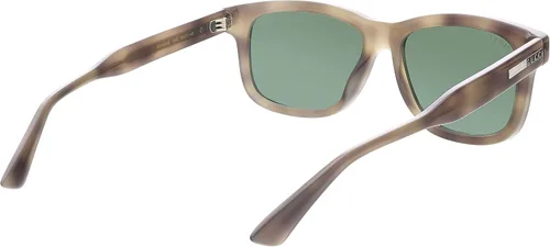 Vista 5 de Gafas de sol Gucci GG0824S 008, lentes de sol color hombre verde Havana, tamaño 2.165in, havana verde la habana