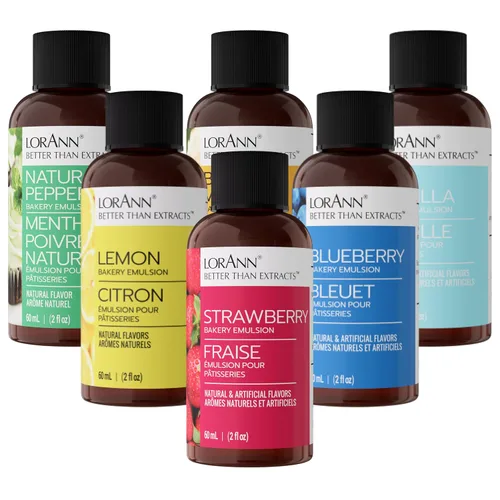 Vista 24 de LorAnn Oils Emulsión de almendras para panadería: True Essence, ideal para potenciar los tonos de frutas en pasteles, galletas y postres, sin