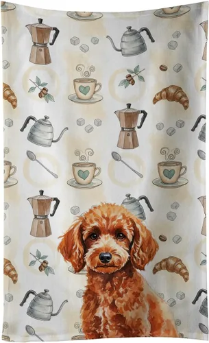 Vista 113 de Caroline's Treasures Afghan Hound - Toalla de cocina para barra de café, terciopelo frontal y lazo de algodón, lavable a máquina Sabueso afgano