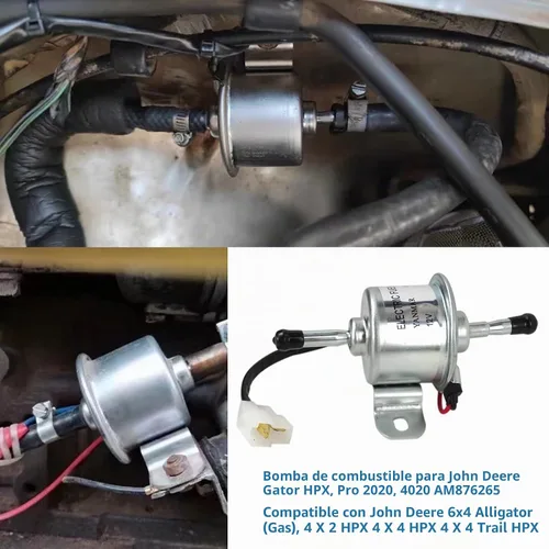 Vista 3 de Bomba de combustible eléctrica diésel para Kubota BX2350 M108 RC601-51352 RC601-51350.