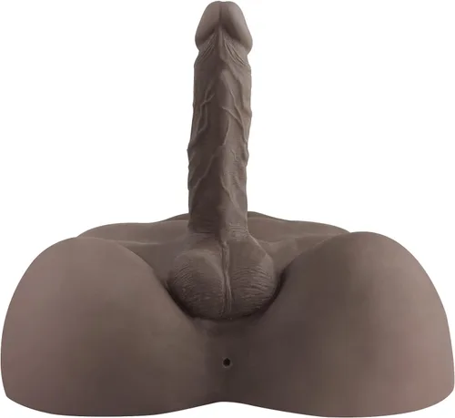 Vista 3 de Consoladores enormes para hombre, masturbador realista con consolador flexible y entrada anal apretada, juguetes sexuales para adultos