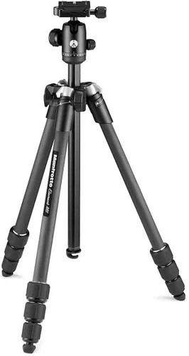 Vista 12 de Manfrotto Element MII - Trípode de aluminio de 4 secciones con cabezal de bola, negro