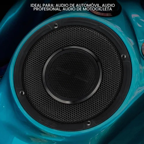 Vista 5 de DS18 PRO-HY6.4MSL - Altavoz híbrido de audio para automóvil de rango medio poco profundo de 6.5 pulgadas con driver integrado y rejilla incluidos