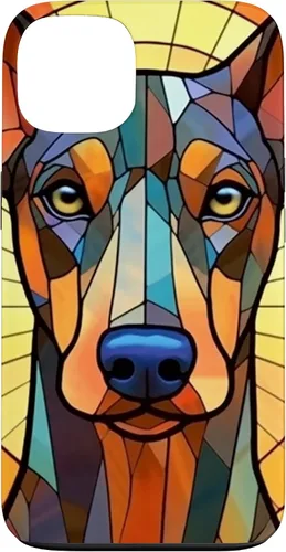 Vista 7 de Funda para iPhone 16 Doberman Dog