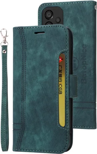Vista 82 de Funda tipo cartera para Samsung Galaxy S20, piel sintética, con función atril, ranuras para tarjetas, funda plegable con tapa, funda protectora