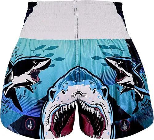 Vista 3 de Pantalones cortos de boxeo Muay Thai Estilos Tradicionales MMA Entrenamiento Kickboxing