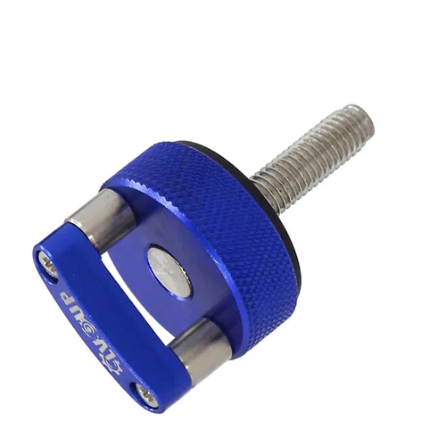 Vista 6 de Pernos de Liberación Rápida para Techo Duro Azul, Tornillos de Mariposa para Techo Duro con Anillo en D Integrado Compatible con Jeep Wrangler JK