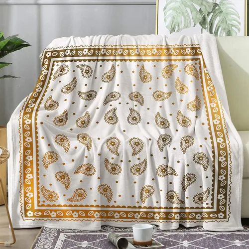 Vista 12 de Manta tipo bandana negra, manta de forro polar para sofá cama, mantas y mantas de cachemira, manta de franela de felpa súper suave y acogedora, 30 x
