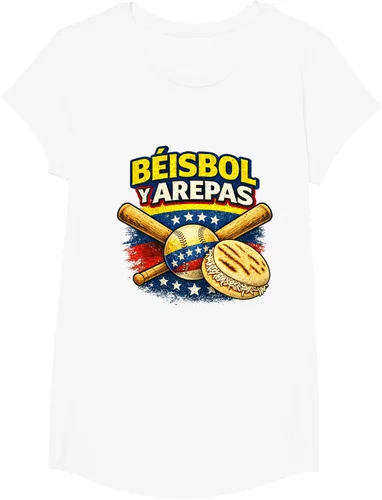 Vista 69 de Camiseta Beisbol y Arepas Venezuelas Baseball Pride Team 2026