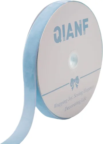 Vista 73 de QIANF Cinta de terciopelo, carrete de 1 1/2 pulgadas por 25 yardas (rojo)