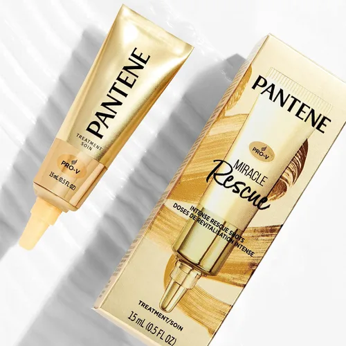 Vista 4 de Pantene Set de champú, acondicionador y tratamiento capilar, volumen y cuerpo para cabello fino, seguro para cabello teñido