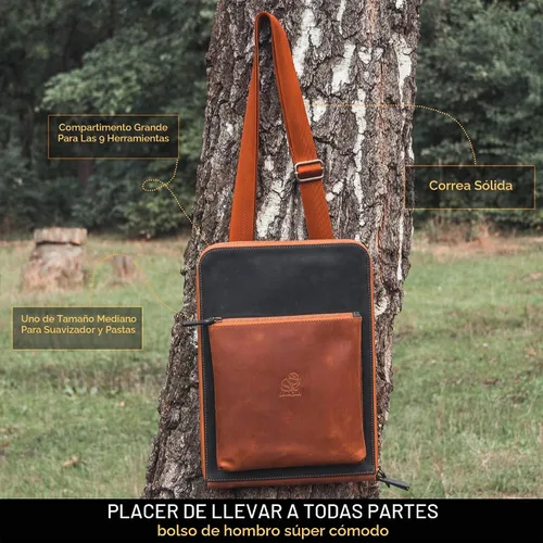 Vista 4 de BeaverCraft Kit de tallado de madera de lujo S50X – Herramientas de tallado de madera – Juego de cuchillos de tallado de madera con cuchara – Kit