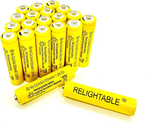 Vista 3 de 300mAh AAA NiCd 1.2v baterías recargables jardín solar Ni-Cd luz LED M (6)
