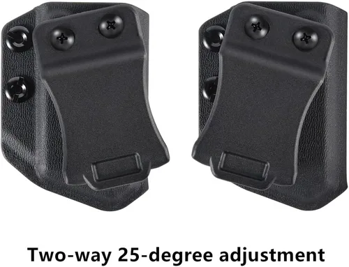 Vista 4 de 2-Pack Portacargadores Universales IWB/OWB Compatibles con Cartuchos de 9mm/.40 de Pila Única