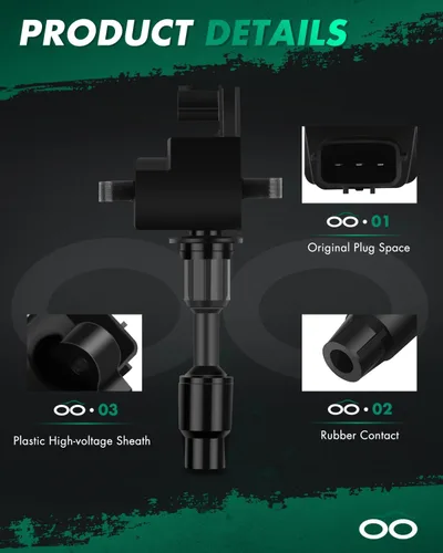 Vista 3 de SCITOO Paquete de bobinas de encendido para Infiniti Q45 4.1L 1997 1998 1999 2000 2001 UF282 5C1171 C1122 juego de 8