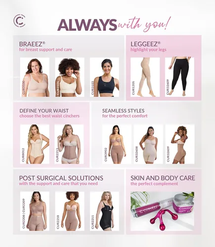 Vista 7 de CURVEEZ Faja de compresión para después de la cirugía de cintura alta, faja moldeadora para después de Lipo, BBL, abdomen