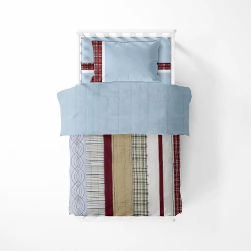 Vista 3 de Aidan - Juego de ropa de cama para niños pequeños (4 piezas)