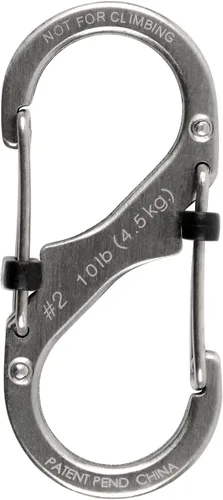 Vista 3 de Nite IZE - Cerradura deslizante de acero S-Biner unisex